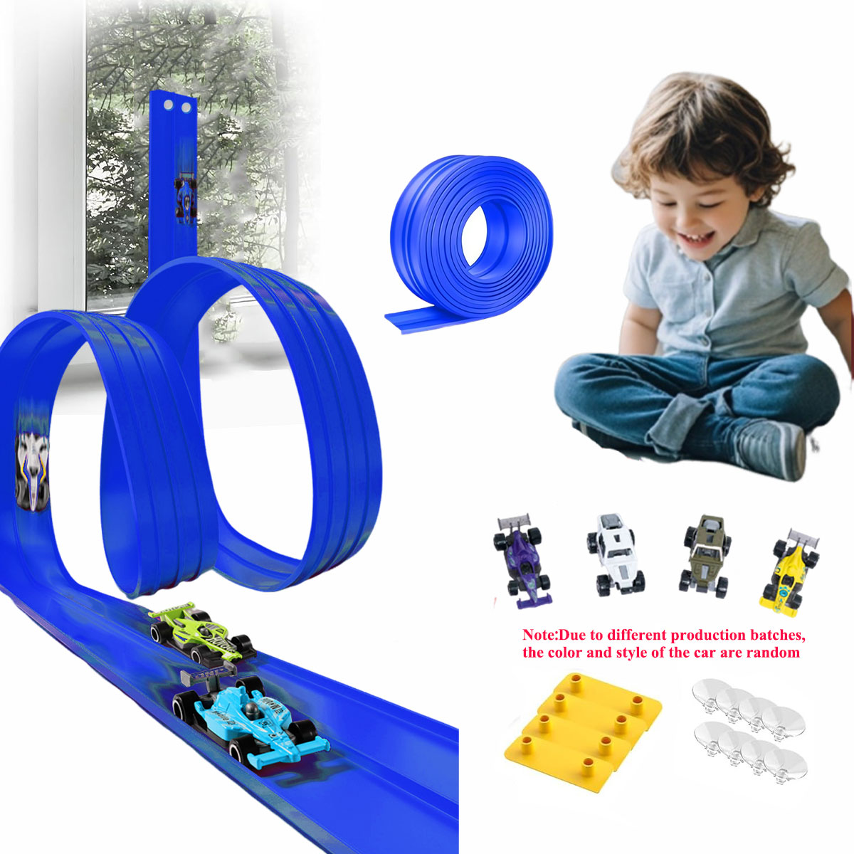 Kids Educational Device - صافي حقيبة 13Ft/16.3Ft لعبة مسار مرنة