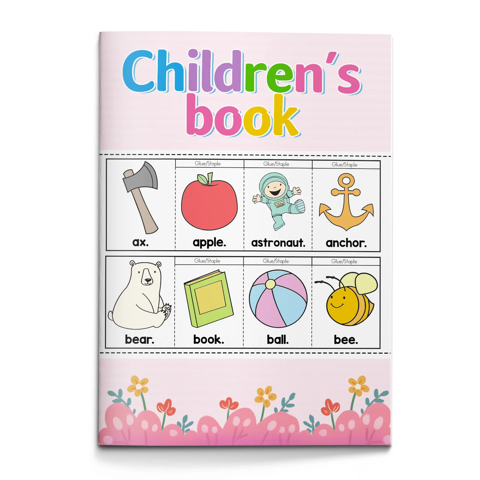 Educational Cartoon For Kids - كتاب تلوين الكلمات الإنجليزية للأطفال، بتصاميم