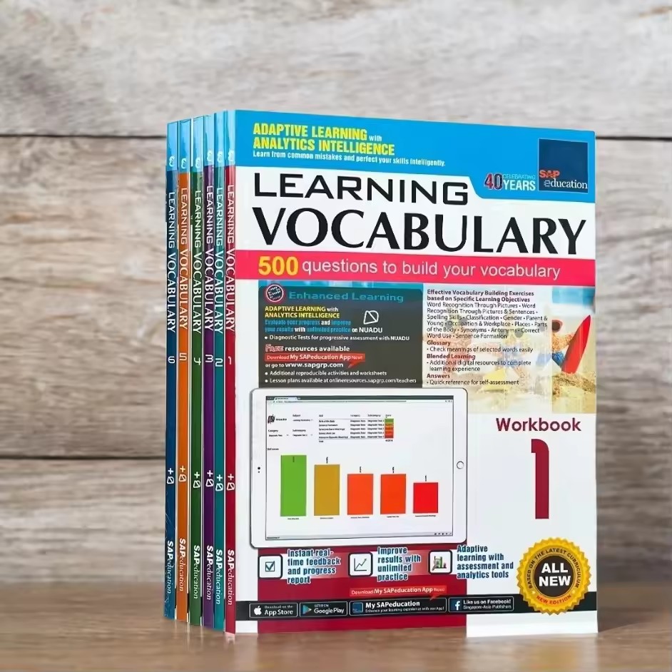 كتاب تمارين لتعلم اللغة الإنجل - مراجعة Kids Education In Singapore وسعره