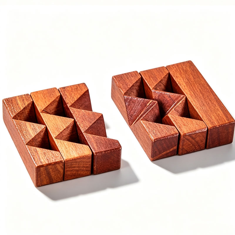 لعبة ألغاز خشبية لتدريب الذكاء - مراجعة Brain Teaser Cube وسعره