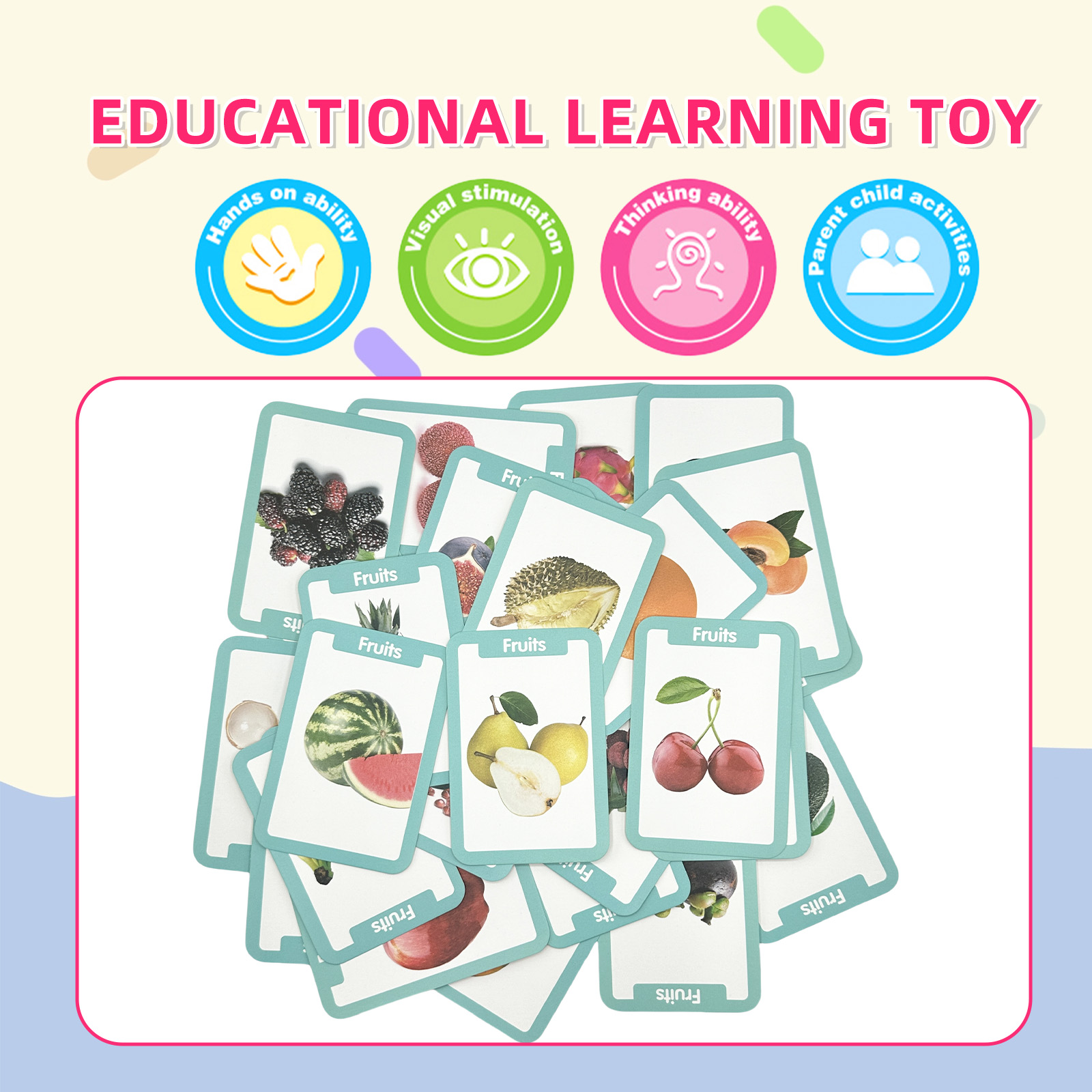 بطاقات تعليمية مونتيسوري للأطف - مراجعة Kids Education Card وسعره