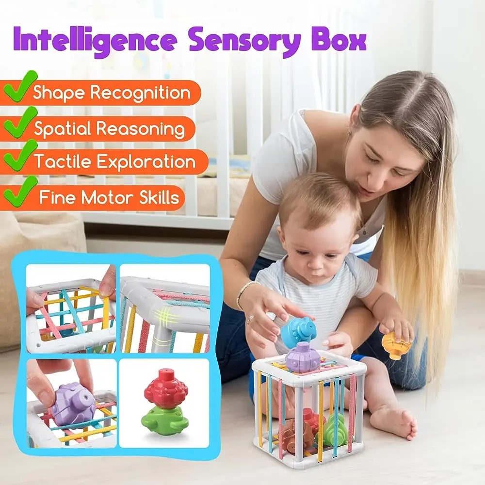 مكعب مونتيسوري ملون بألوان قوس - مراجعة Kids Educational Device وسعره