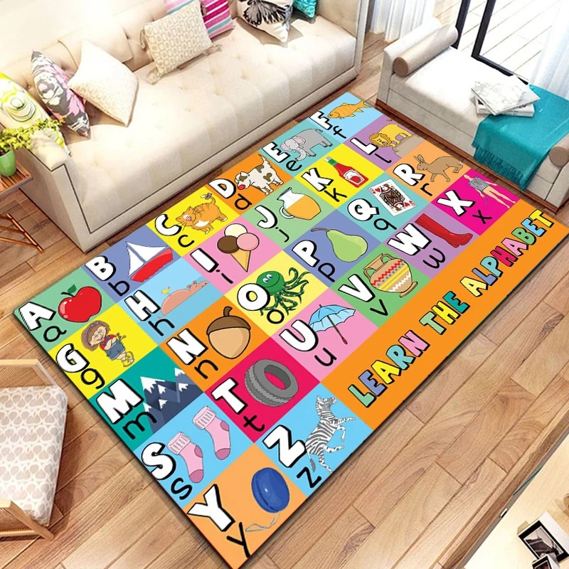 سجادة تعليمية للأطفال بتصميم ا - مراجعة Kids Education Alphabet Numbers وسعره
