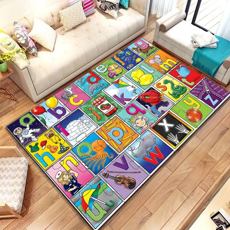 سجادة تعليمية للأطفال بتصميم ا - مراجعة Kids Education Alphabet Numbers وسعره